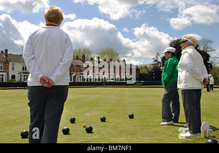 leamington spa victoria england park alamy bowling greens warwickshire bowls